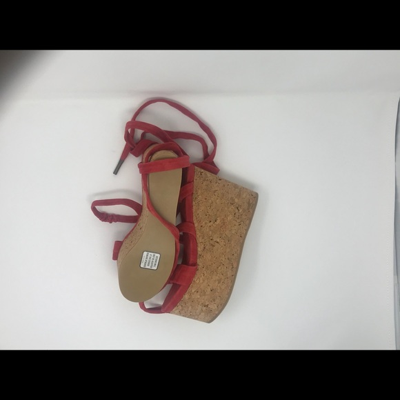 Isabel Marant platform red suede - - Picture 4 of 5